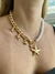 Colar de pérolas e correntaria com estrelas folheado a ouro 18k - comprar online