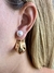 Argola 2 em 1 folheado a ouro 18k - comprar online