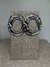 Brinco 2 em 1 Bi color folheado a ouro 18k - loja online