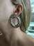 Brinco 2 em 1 Bi color folheado a ouro 18k na internet