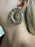 Brinco 2 em 1 Bi color folheado a ouro 18k - comprar online