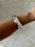 Bracelete ondas folheado a prata na internet