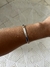Bracelete liso folheado a prata - comprar online