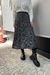 SAIA MIDI SWEET FLORAL LIBERTY PRETO