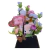 Caja de regalo tipo cartera con flores artificiales - comprar en línea