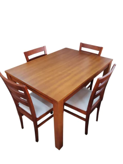 MESA ERGO + 4 SILLAS ALPHA - ENSUEÑOS