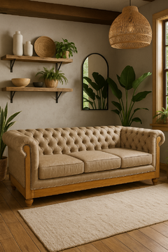 SILLÓN CHESTERFIELD RÚSTICO - comprar online