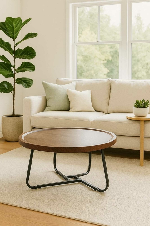 MESA RATONA CIRCULAR PATAS CAÑO