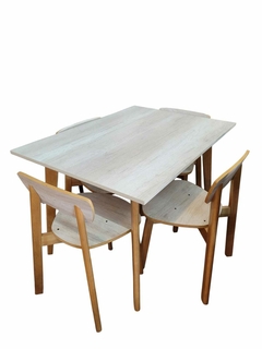 MESA NORDICA + 4 SILLAS ISSA en internet