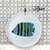 Terracotta Ceramic Minimalist Striped Fish Decorative Plate - Handmade Art with High Relief