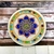 Blue Flower Acrylic Mandala with Rope and Glass Gems - Wall decoration with harmony and sophistication - buy online