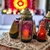 Pink Moroccan Lamp with Aged Gold in High Relief - Handmade and Sustainable on internet