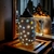 Colorful Greek Lamp with Glass Gems and Cold Ceramic Finish - Recycled Art and Cozy Light - buy online