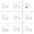 Espejo Autoadhesivo Personalizable Decorativo Set x4 - comprar online