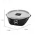 Pote Multiuso Premium 800ml - Preto - comprar online