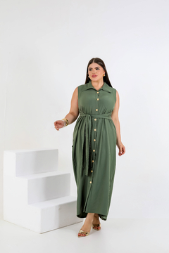 VESTIDO LAILA - VERDE ESCURO - loja online