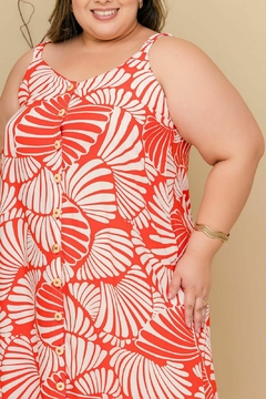 VESTIDO LAURA - CORAIS LARANJA - loja online