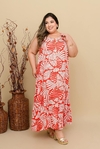 VESTIDO LAURA - CORAIS LARANJA - comprar online