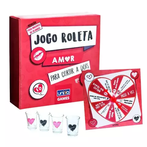 Jogo Roleta Amor para Curtir a Dois com 4 Shots - comprar online
