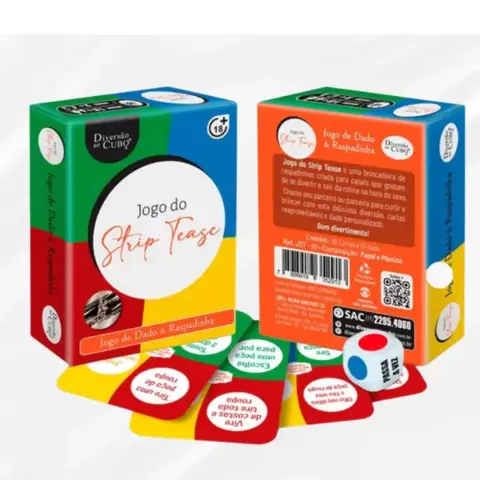 Jogo Do Strip Tease Diversão Ao Cubo - comprar online