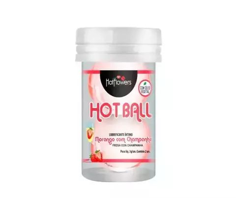 Hot Ball Bolinha Explosiva Morango com Champagne - comprar online