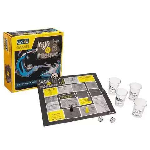 Jogo do Pileque com 4 Shots Unika - comprar online