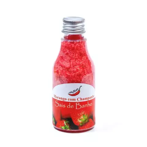Sais de Banho de Morango com Champanhe 80g Chillies - comprar online