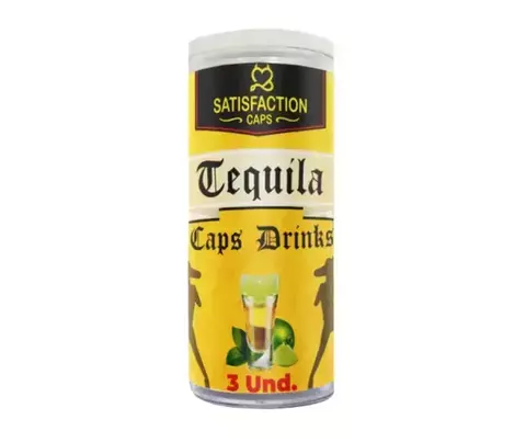 Caps Drinks Tequila Bolinhas em Cápsula 3 Unidades - comprar online