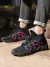 Imagen de Zapatillas Barefoot Planas Minimalistas Con Zero Drop Botas Negra y rosa