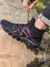 Zapatillas Barefoot Planas Minimalistas Con Zero Drop Botas Negra y rosa - tienda online