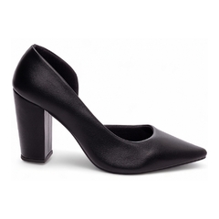 Sapato Scarpin Aberto do Lado