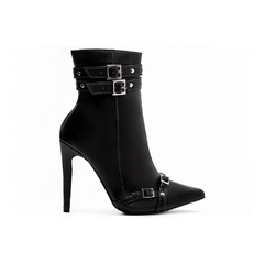 Bota Bico Fino Salto 12 Cano Médio - comprar online