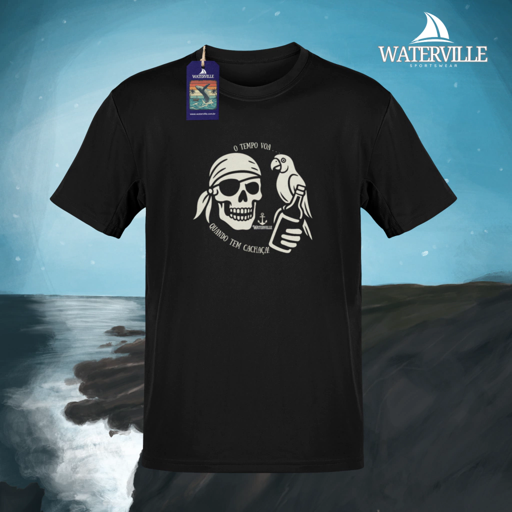 Camiseta O Tempo Voa quando tem cachaça