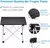 Mesa Dobrável Portátil em Alumínio Ultraleve para Camping, Piquenique, Churrasco e Jardim na internet