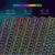 Teclado Gamer MageGee TS91 60% Mini RGB 61 Teclas – Compacto, Ergonômico, à Prova d’Água, Efeito Mecânico - Madazzano