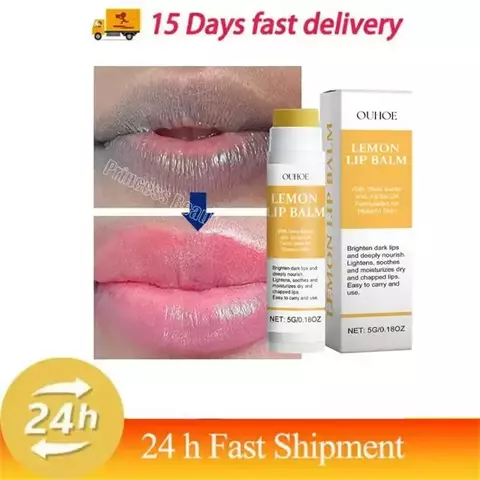 Removedor bálsamo labial escuro, máscara iluminada de melanina, óleo brilhant