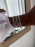 Pulsera bi cubo plata 925 G02.