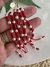 Pulseras de hilo con bolitas de plata M07