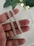 Pulsera elástizada de bolitas en plata M09.