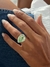 Anillo gota verde turmalina T303.