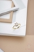Anel Solitário Eternity Zircônia Dourado - comprar online