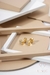 Brinco Square Zircônia Dourado - comprar online
