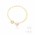 Pulseira Lais Rosé Dourado - comprar online