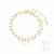 Pulseira Lara Pérolas Dourado - comprar online