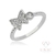 Anel Wings Zirconia Ródio