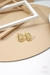 Brinco Whisper Dourado Zircônia Cristal - comprar online