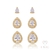 Trio de Brincos Mirage Zircônia Dourado - comprar online