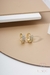 Brinco Tess Zircônia Dourado - comprar online