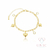 Pulseira Rose Zircônia Dourado - comprar online