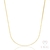 Colar Fringe Zircônia Dourado